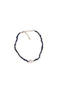 NA-KD Big Pearl Colored Necklace - Blue