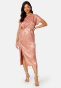 Bubbleroom Occasion Renate Twist front Dress Rose copper XS