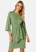 Happy Holly Petra tie dress Dusty green 44/46