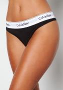 Calvin Klein CK One Cotton Thong 001 Black L