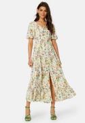 Object Collectors Item Lorena S/S Long Dress Sandshell AOP:ALBA 36