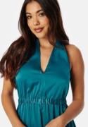 YAS Athena Halterneck Maxi Dress Blue  S