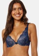 Wonderbra Glamour Triangle Bra Blue Navy 70B