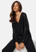 BUBBLEROOM Kira Sparkling Top Black S