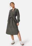 BUBBLEROOM Shaima Cargo Shirt Dress Khaki green XL