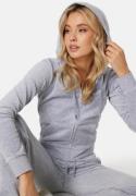 Juicy Couture Robertson Classic Velour Hoodie Silver Marl XS