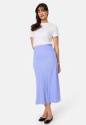 Pieces Pcfranan HW Midi Skirt Blue-lilac XL