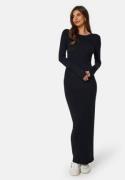 BUBBLEROOM Soft Modal Maxi Dress Black XS