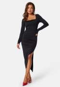 BUBBLEROOM Feya Slit Dress Black XS