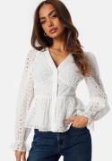 BUBBLEROOM Nettie Broderi Anglaise Blouse White 40