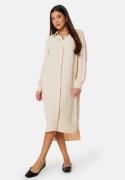 BUBBLEROOM Matilde Shirt Dress Light beige 3XL