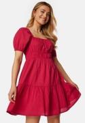 BUBBLEROOM Short Sleeve Cotton Dress Red XL