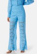 YAS Yaslarisso HW Lace Pants Blue S