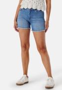 ONLY Onlblush Raw Denim Shorts Ligth Blue Denim S