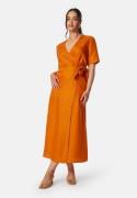 SELECTED FEMME Slfallesandra Ankle Wrap Dress Orange red 34