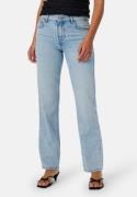 ONLY Onlbree low straight rhinest denim jeans Light Blue Denim 28/32