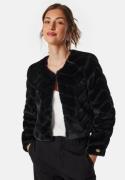 Chiara Forthi Diva Party Faux Fur Black 38