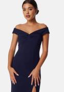 Bubbleroom Occasion Belle Twist Off Shoulder Gown  L