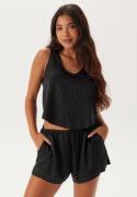 Calvin Klein Tank Short Set Sol Holiday Shine Black XS