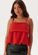 BUBBLEROOM Balloon Strap Top Red XS