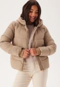 Pieces Pcbee New Short  puffer Jacket Silver Mink XS