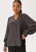 SELECTED FEMME Slfmaddi Ls V-neck Top Volcanic Ash 34