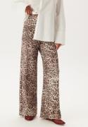 BUBBLEROOM Soft Wide Trousers Leopard S