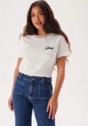 GANT Reg Script Ss T-shirt EGGSHELL L