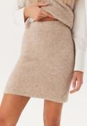 VILA Viabby Knit Skirt Natural Melange XL