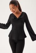 BUBBLEROOM Drapy Blouse Black 38