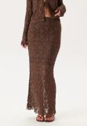 BUBBLEROOM Lace Skirt Brown M