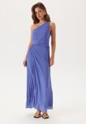 FOREVER NEW Mirabelle Pleated Asymm Maxi Dress Cornflower Blue 42(UK14...