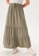 Happy Holly Linen Maxi Skirt Khaki green 32/34