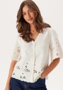 SELECTED FEMME Slfdahlia Ss Broderi Shirt Bright White 40