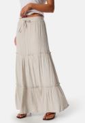 VILA Vimesa High Waist long skirt Feather Gray 42