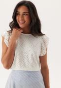 VERO MODA Vmtassa Sl Frill Top Snow White S