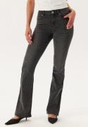 ONLY Onlwauw Mw Ank Sparkle Flared  Washed Black L/32