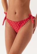 BUBBLEROOM Tie Bikini Bottom Red/Floral M