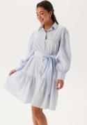 GANT Reg Classic Poplin Striped Dre Fresh Blue 38