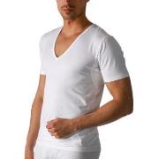 Mey Dry Cotton Functional V-Neck Shirt Hvit Large Herre
