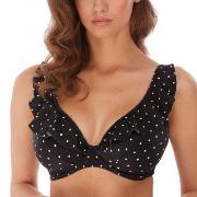 Freya Jewel Cove High Apex Bikini Top With J-Hook Svart I 75 Dame