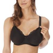 Freya BH Pure Underwire Moulded Nursing Bra Svart nylon D 85 Dame