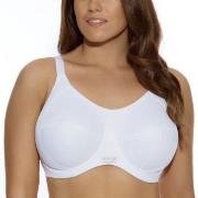 Elomi BH Energise Sports Bra Hvit nylon O 85 Dame