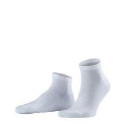 Falke Strømper 2P Happy Sneaker Socks Hvit bomull Str 47/50 Herre