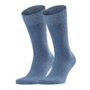 Falke Strømper 2P Happy Socks Denim Str 47/50 Herre