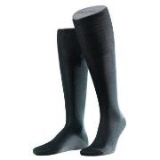 Falke Strømper No. 4 Knee-high Svart silke Str 43/44 Herre