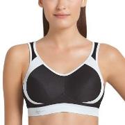 Anita BH Active Extreme Control Sports Bra Svart/Hvit C 85 Dame