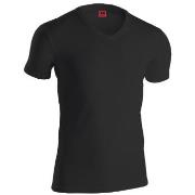 JBS Basic 13720 T-shirt V-neck Svart bomull Medium Herre