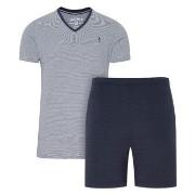 Jockey Night And Day Short Pyjama Marine/Blå Medium Herre