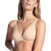 Calida BH Natural Comfort Soft Bra Beige bomull C 85 Dame